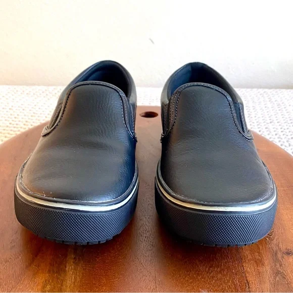 Tredsafe Slip Resistant Slip On Black Work Shoes Womens Size 5 - Picture 2 of 7
